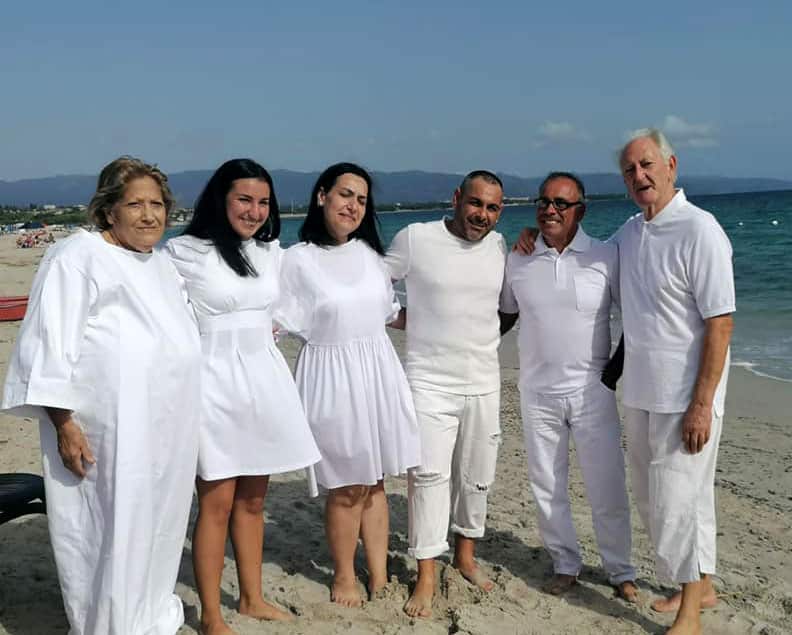 Christians Standing on the Beach